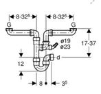 Echte keukenmonteurs Geberit sifons, Afvoer, Pvc, Nieuw, Ophalen of Verzenden