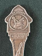 Oud Bouwvakkersbond St Joseph verzilverd sola lepeltje, Ophalen of Verzenden