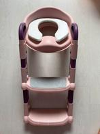 Toiletverkleiner met trapje – roze/paars, Ophalen of Verzenden, Zo goed als nieuw, Overige typen, Standaard