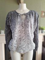 Caroline Biss grijs ombre pailletten top 40 Gratis Verzenden, Kleding | Dames, Verzenden, Zo goed als nieuw, Lange mouw, Maat 36 (S)