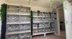 Gehu kooien met led verlichting, Dieren en Toebehoren, Vogels | Hokken en Kooien, Ophalen of Verzenden, Gebruikt, Aluminium, Broedkooi of Kweekkooi