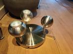 RVS Plafondlamp met 3 Lampjes, Ophalen