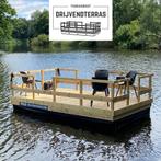 Drijvend Terras | 4 x 2 m | Ponton | Werkvlot | Boot, Nieuw, Ophalen of Verzenden