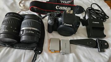 Super nette canon eos 1000d compleet. Met 2 lenzen beschikbaar voor biedingen