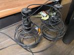 Hanglamp coil mat zwart 25cm, Ophalen, Nieuw, Metaal, Minder dan 50 cm