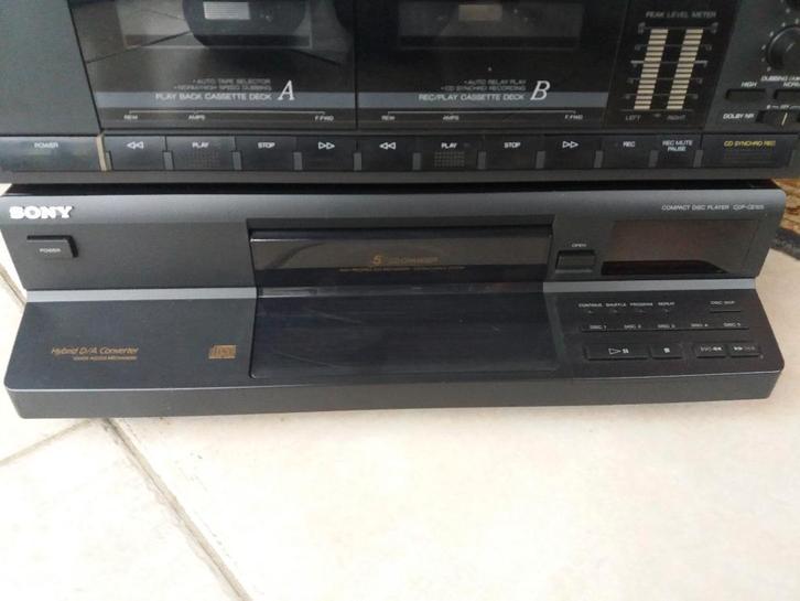 Cd speler/Tuner/Luidsprekers/Speakerdraad, Audio, Tv en Foto, Luidsprekers, Front, Rear of Stereo speakers, Sony, Ophalen