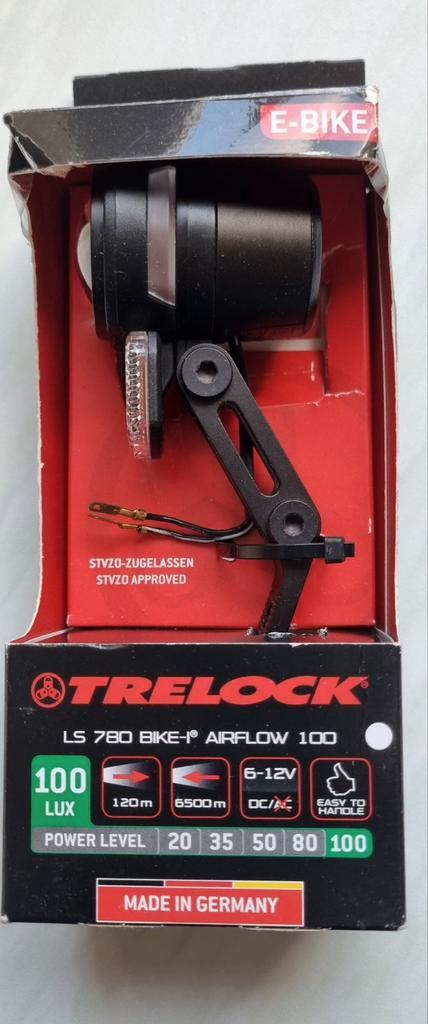 TRELOCK LS 780 Airflow 100. Koplamp voor E-bike., Fietsen en Brommers, Fietsaccessoires | Fietsverlichting, Voorlicht, Zo goed als nieuw