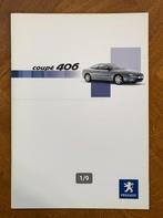 Peugeot 406 Coupé 2002 folder, Verzenden, Nieuw, Peugeot, Peugeot