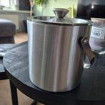 RVS Ijsblokjeshouder / IJsemmer 1.6L, Ophalen of Verzenden, Nieuw, Rvs, Pot, Bus of Blik