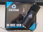 Devine M-Mic USB Studio Microfoon + Alle toebehoren, Studiomicrofoon, Ophalen of Verzenden, Zo goed als nieuw
