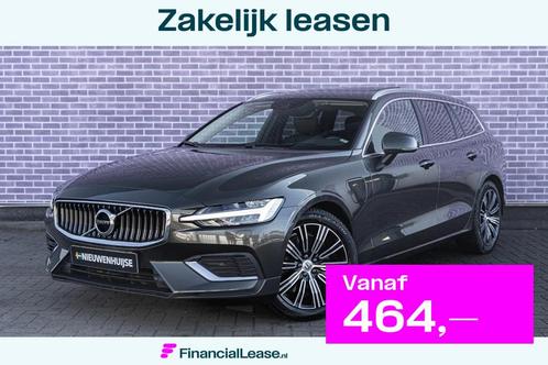 Volvo V60 T6 Recharge AWD Inscription | Navi | Schuif-/Kante, Auto's, Volvo, Bedrijf, Lease, Financial lease, V60, ABS, Achteruitrijcamera