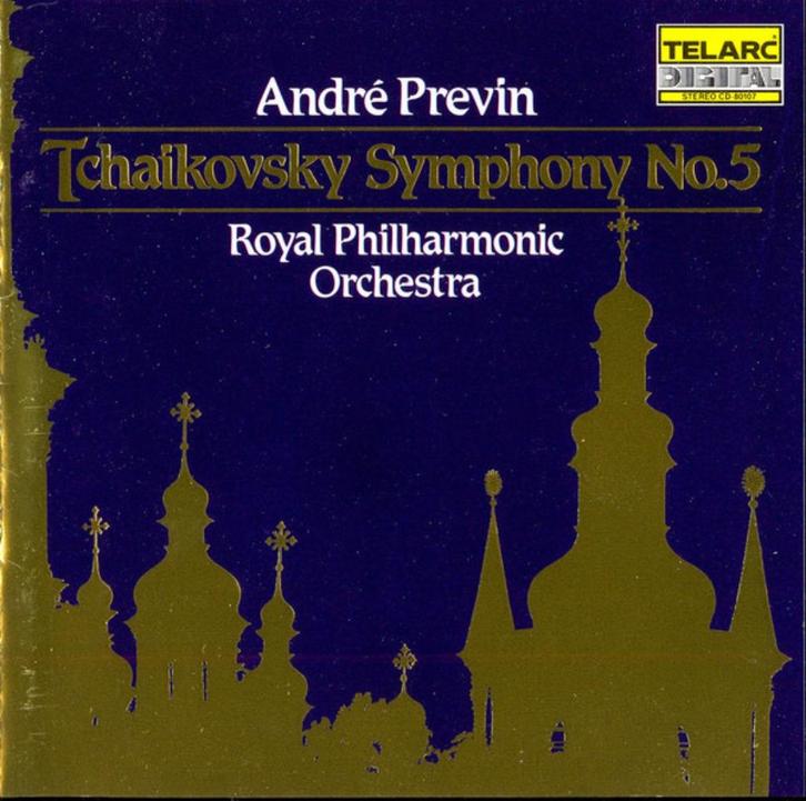 TCHAIKOVSKY Symphony no. 5 CD PREVIN TELARC, Cd's en Dvd's, Cd's | Klassiek, Gebruikt, Orkest of Ballet, Romantiek, Ophalen of Verzenden