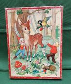 Vintage houten puzzel ree kerst, Ophalen of Verzenden, Gebruikt