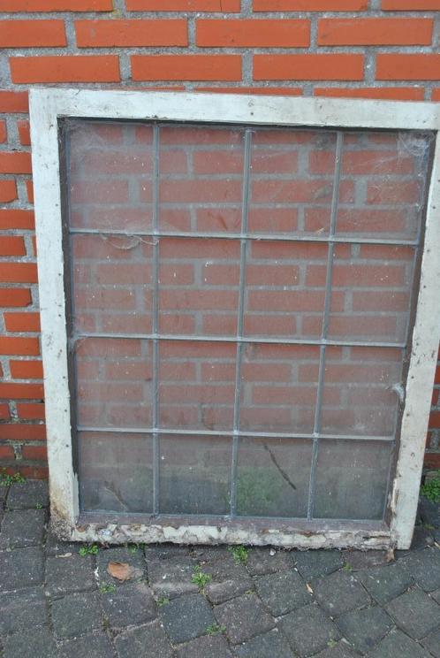 Glas in lood raam, 100 bij 82 cm, Doe-het-zelf en Verbouw, Glas en Ramen, Gebruikt, Overige typen, 80 tot 120 cm, 80 tot 120 cm