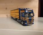Scania R Dirk Schultz vee oplegger WSI, Ophalen of Verzenden, Nieuw, Bus of Vrachtwagen, Wsi