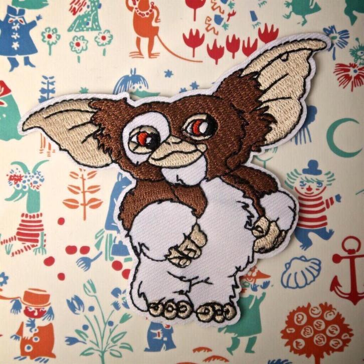 Gizmo van Gremlins opstrijkplaatje patch badge applicatie, Hobby en Vrije tijd, Kledingapplicaties en Hotfix, Nieuw, Overige applicaties