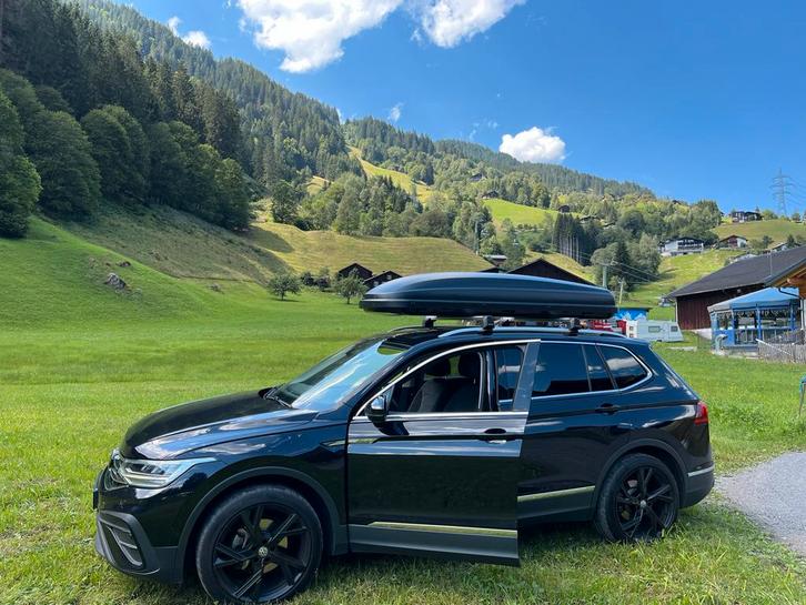 VW Dakdragers & VW Dakkoffer voor o.a. Tiguan, Auto diversen, Dakkoffers, Gebruikt, Ophalen