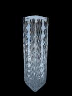 Schitterende grote zware vintage lood kristallen vaas facet, Gebruikt, Overige kleuren, Ophalen of Verzenden, Glas