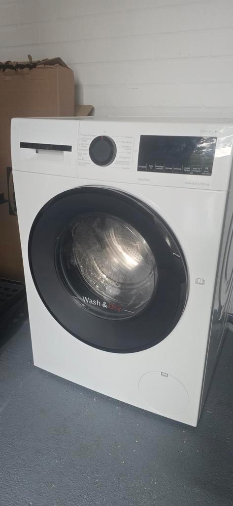 Bosch WNA14420NL was-droogcombinatie, Witgoed en Apparatuur, Wasmachines, Zo goed als nieuw, Minder dan 85 cm, 1200 tot 1600 toeren