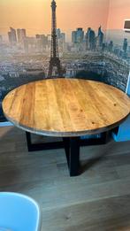 Eettafel mango hout 150x150, Huis en Inrichting, Tafels | Eettafels, Ophalen, 100 tot 150 cm, 150 tot 200 cm, Rond
