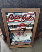 Vintage Coca-Cola Spiegel, Antiek en Kunst, Antiek | Spiegels, Ophalen, Overige vormen, Minder dan 50 cm, Minder dan 100 cm