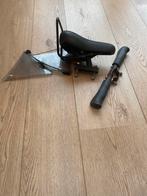 Zadeltje voor herenfiets - Stang bevestiging, Ophalen, Gebruikt, Algemeen, Zadel