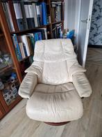 Stressless fauteuil, Huis en Inrichting, Ophalen, 75 tot 100 cm, 75 tot 100 cm, Wit Leer