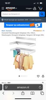 Ruimtebesparend Wanddroogrek zwart 1 mtr breed nieuw in doos, Kleding | Dames, Kledingrekken, Ophalen, Nieuw