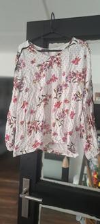 Street One Blouse - Maat 42 - Bloemenprint, Wit, Ophalen of Verzenden, Zo goed als nieuw, Maat 42/44 (L)