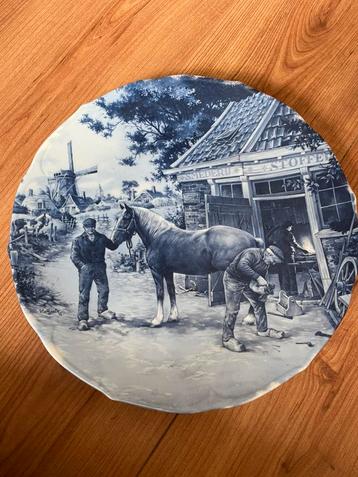 Delft blauw bord 30 cm beschikbaar voor biedingen