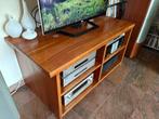 Van meubelmaker: massief kersenhouten tv/stereomeubel, Ophalen, Met plank(en), Gebruikt, 100 tot 150 cm