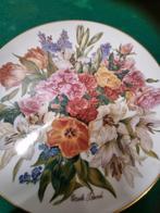 wandbord met bloemendecor ursula band, Ophalen of Verzenden