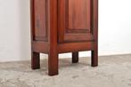 Antieke Franse kast smal american pine hout circa 1900, Ophalen of Verzenden, Gebruikt