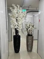 Schelpenvazen met bloesemboom, Ophalen of Verzenden