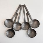 6 Antieke tinnen lepels, Antiek en Kunst, Antiek | Tin, Ophalen of Verzenden