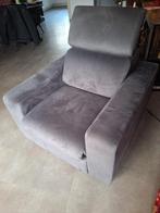 Grijze elektrische fauteuil, Huis en Inrichting, Banken | Sofa's en Chaises Longues, Ophalen, Eenpersoons, 75 tot 100 cm, Zo goed als nieuw