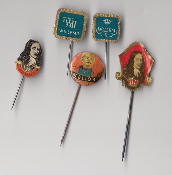 Sigaren speldjes Willem II Melior, Verzamelen, Speldjes, Pins en Buttons, Gebruikt, Speldje of Pin, Overige onderwerpen, Ophalen of Verzenden