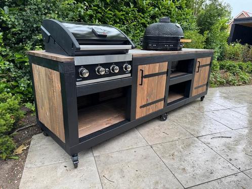 Prachtige Buitenkeuken gemaakt van Douglashout, Tuin en Terras, Buitenkeukens, Nieuw, Gas, Ophalen of Verzenden