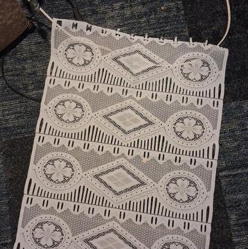 Venstergordijn wit, landhuisstijl