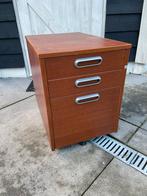 Houten ladekast op wieltjes, Ikea, Ophalen, Gebruikt, 50 tot 100 cm, 3 of 4 laden