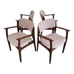 4 x Erik Buch vintage design stoel (setprijs), Ophalen, Hout, Gebruikt, Overige kleuren