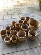 20 stuks gevlochten bloempotten, Tuin en Terras, Ophalen, Kunststof, Rond, Binnen