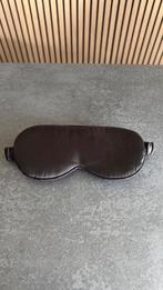 3d zijden slaapmasker - zwart - 100% verduisterend, --, Zwart, Rond, Nieuw