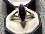 925 ZILVER RING MET ONYX EDELSTEEN, Verzenden, Zilver, Ring, Met edelsteen