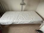 1 persoons bed ijzer wit, Ophalen, Overige materialen, Gebruikt, 90 cm