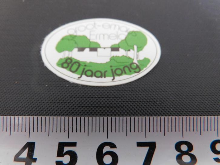 sticker groot-emaus ermelo 80 jaar jong, Verzamelen, Stickers, Zo goed als nieuw, Ophalen