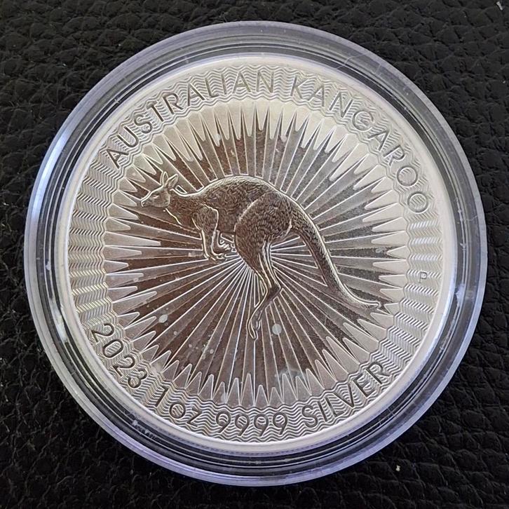 Zilveren Australian Kangaroo 2023 - 1 Troy Ounce, Postzegels en Munten, Munten | Oceanië, Zilver, Ophalen of Verzenden