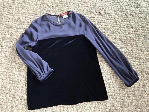 Kastopruiming, schitterende MAX MARA / MAXMARA top, Kleding | Dames, Tops, Zo goed als nieuw, Maat 38/40 (M), Blauw, Lange mouw
