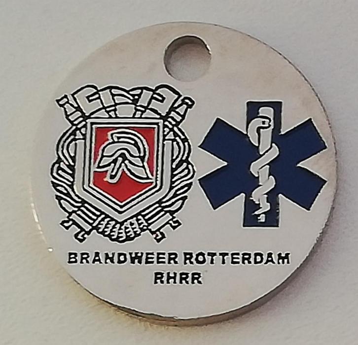 Winkelwagenmuntje Brandweer Rotterdam, Verzamelen, Winkelwagenmuntjes, Ophalen of Verzenden
