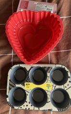 muffinvorm en bakvorm hart, Ophalen of Verzenden, Nieuw